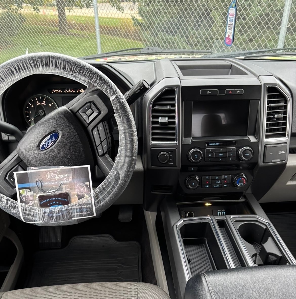 Auto detailing work